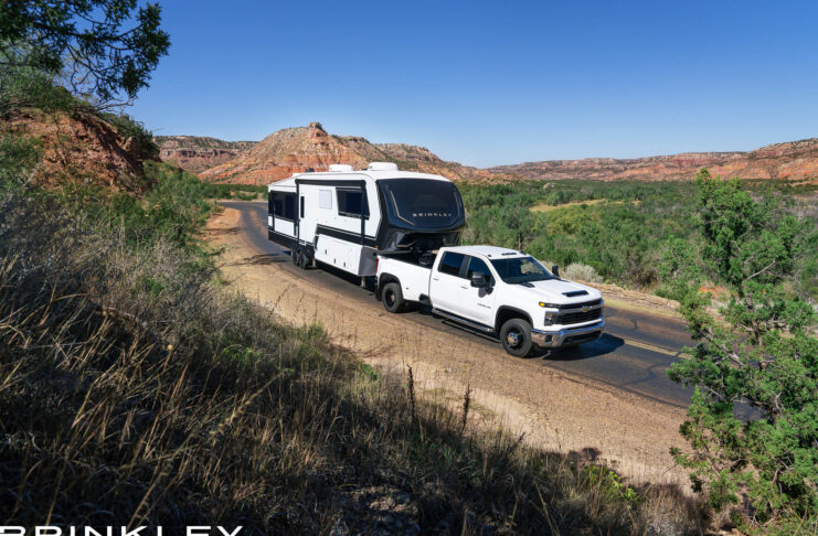 Victron Quattro 48V split-phase RV power system with ║ ║ EG4 LifePower4 batteries installed in Brinkley Model Z 3210